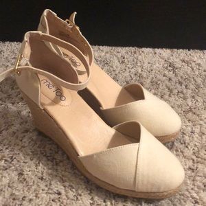 Me too espadrille wedge heel